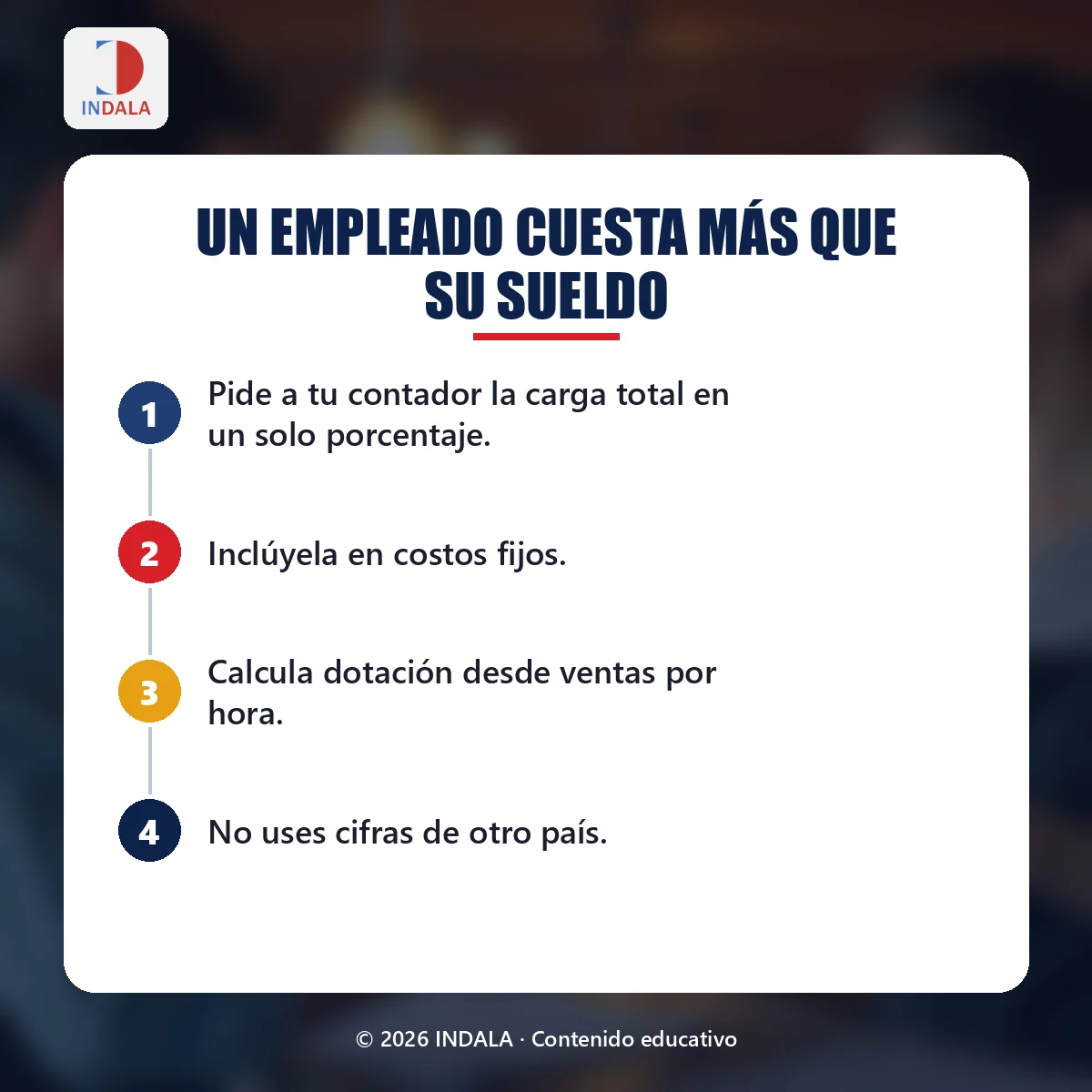 Resumen visual sobre un empleado cuesta más que su sueldo